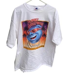 Vintage Tee Shirt Planet Hollywood Orlando Florida Size XXL